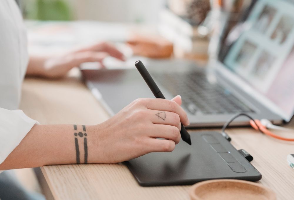 Website design workspace